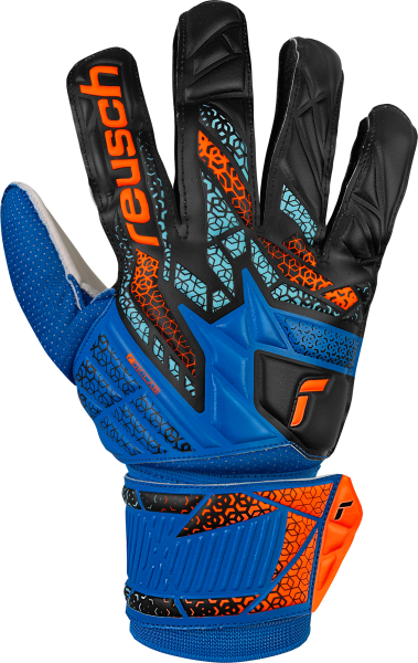 Reusch Attrakt Solid 5570515 4467 blue orange front